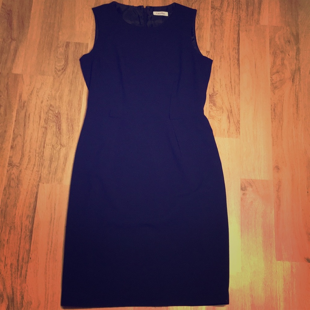 Navy Calvin Klein professional dress, 8