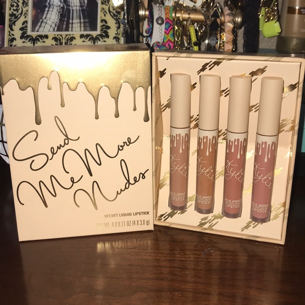 Kylie Send Me More Nudes lip collection.