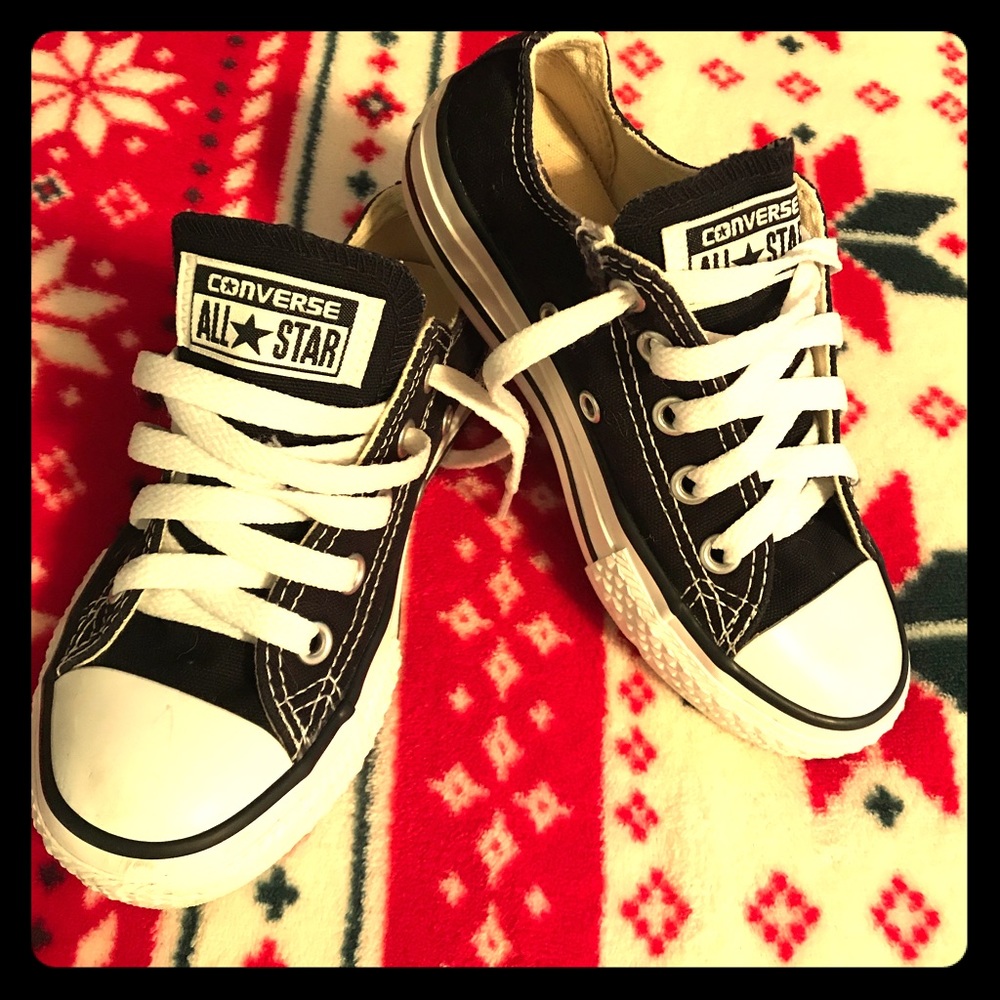 Kids Converse low top shoes