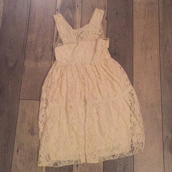 Pinky Dresses & Skirts - White lace boho dress