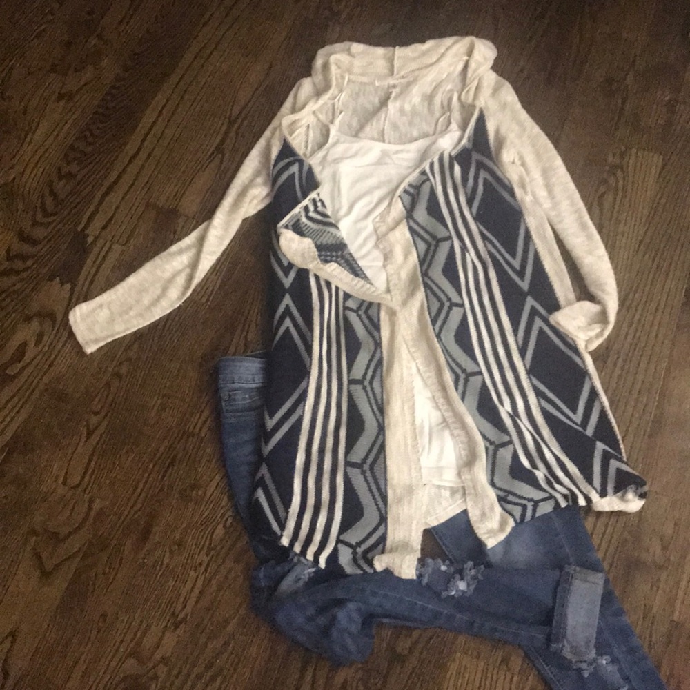 NWOT Hooded cardigan