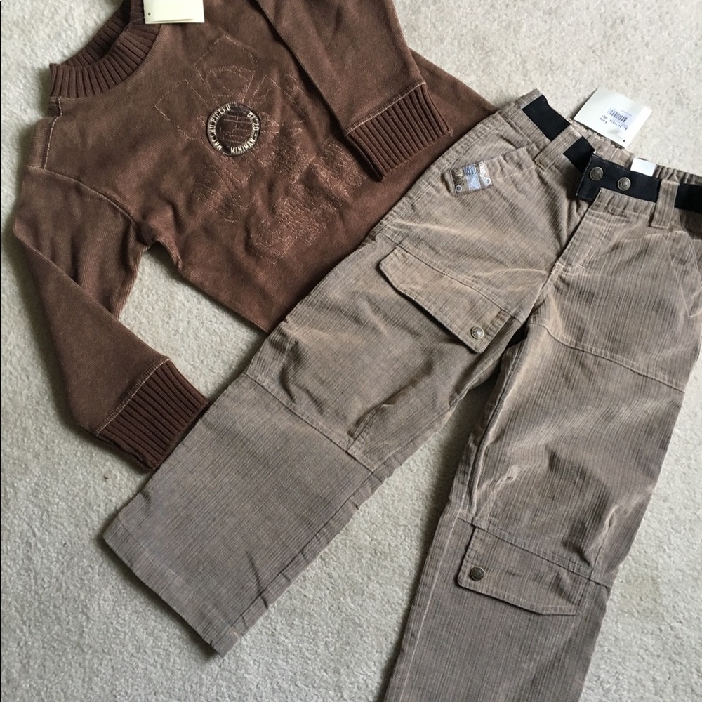French MiniMan Boy Sweater/Pants Set  for 6 Yr Old