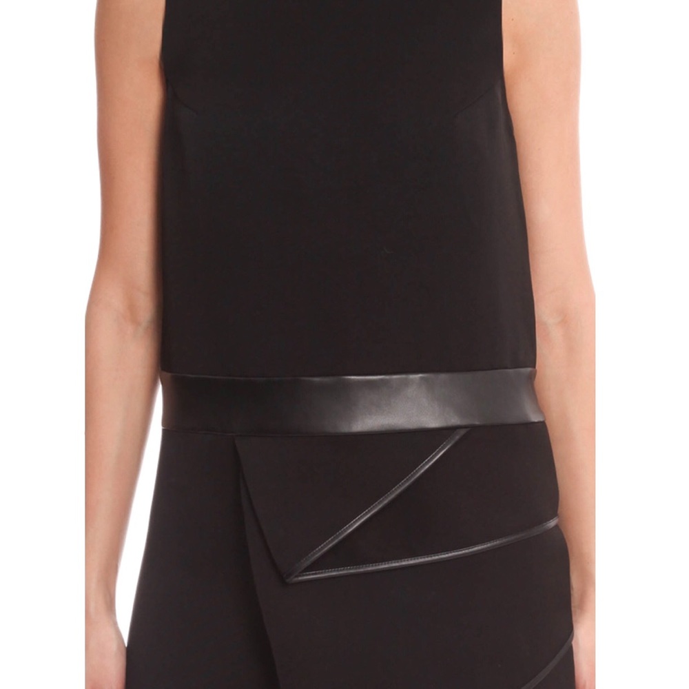NWT 3.1 Phillip Lim cascade drape dress black - Picture 3 of 8