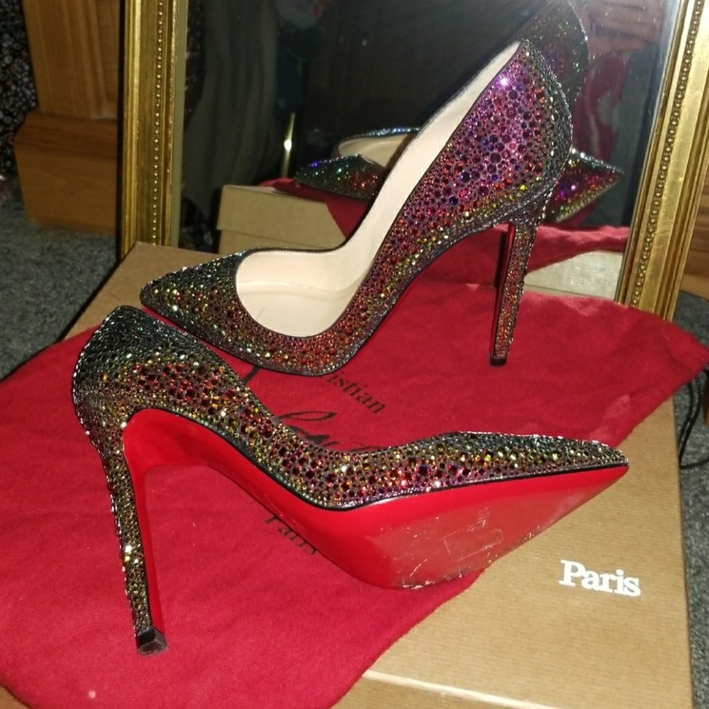 🚫SOLDChristian louboutin pigalle swarovski strass - Picture 4 of 8