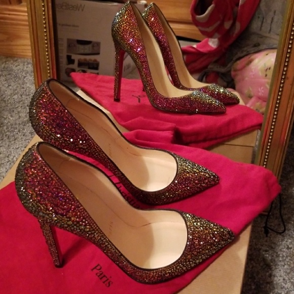 🚫SOLDChristian louboutin pigalle swarovski strass - Picture 6 of 8