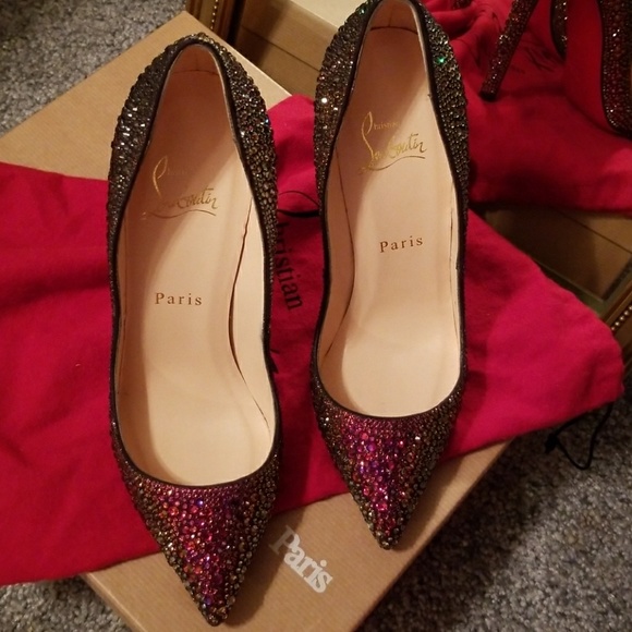 🚫SOLDChristian louboutin pigalle swarovski strass - Picture 2 of 8
