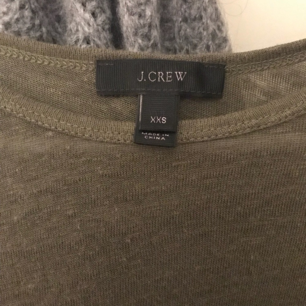 J. CREW LINEN FLUTTER SLEEVE - Picture 5 of 5