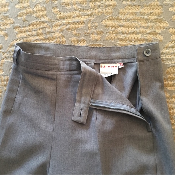 From Paris 🇫🇷 Gray Dress Pants Sz F38/US4 - Picture 6 of 8