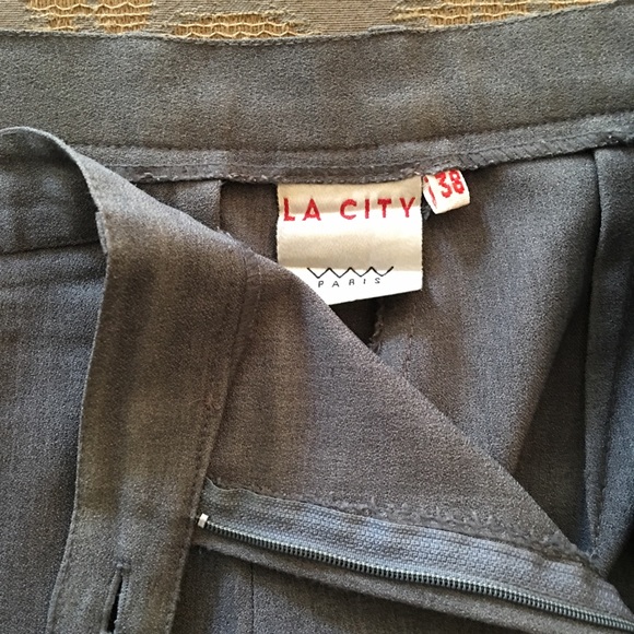 From Paris 🇫🇷 Gray Dress Pants Sz F38/US4 - Picture 7 of 8