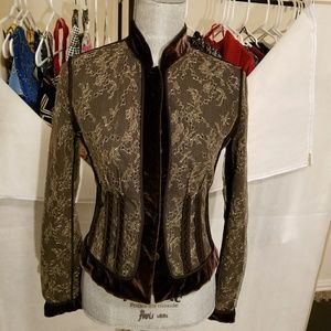 Tahari brown jacket