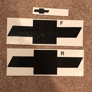 Bowtie Emblem Overlay Decals