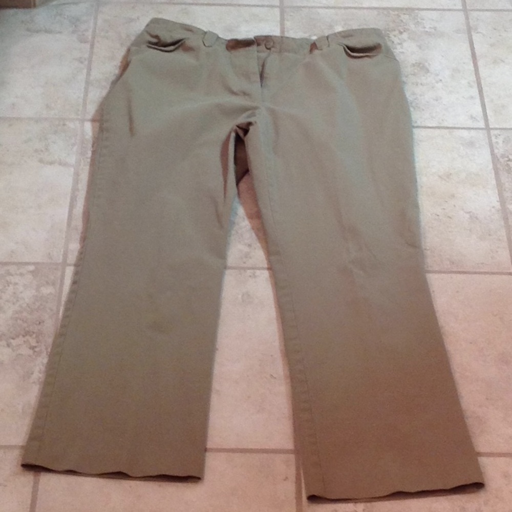 LL Bean tan pants