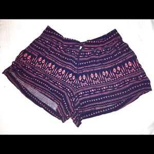 Aztec Print Shorts