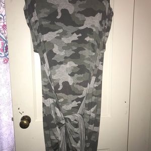 Camo T-shirt Dress
