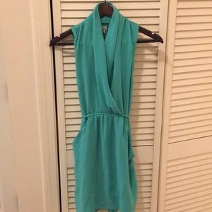 Turquoise blue dress