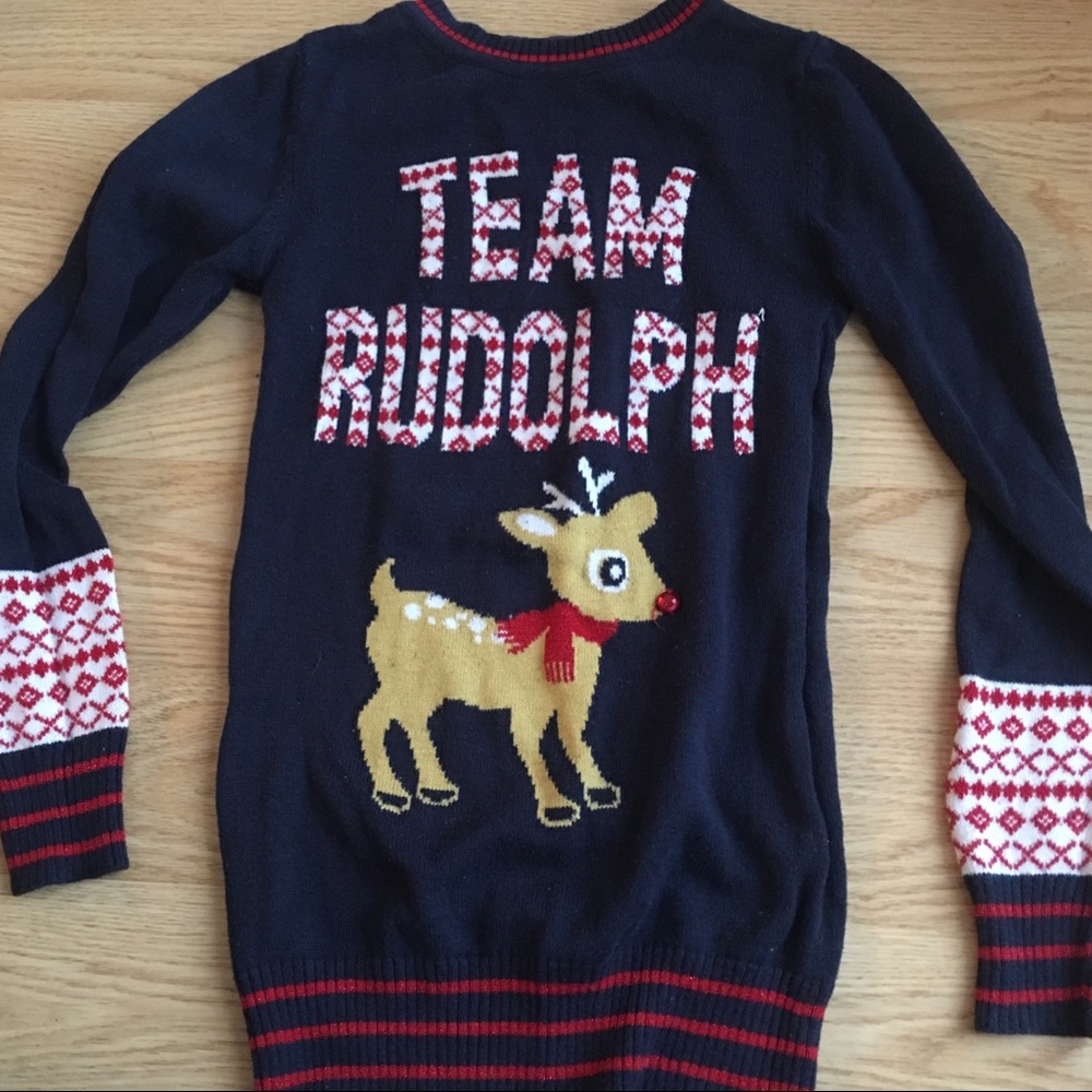 Girls Rudolph sweater
