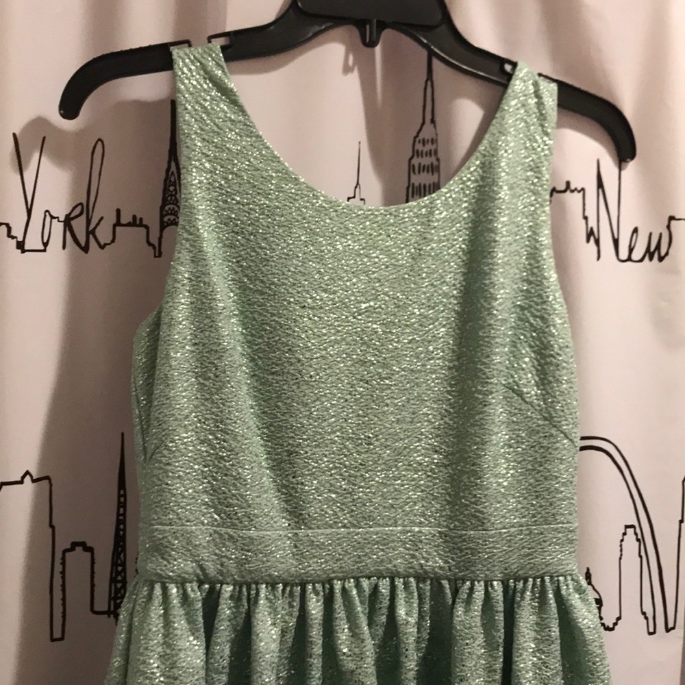 Cute Sparkly Teal Dress