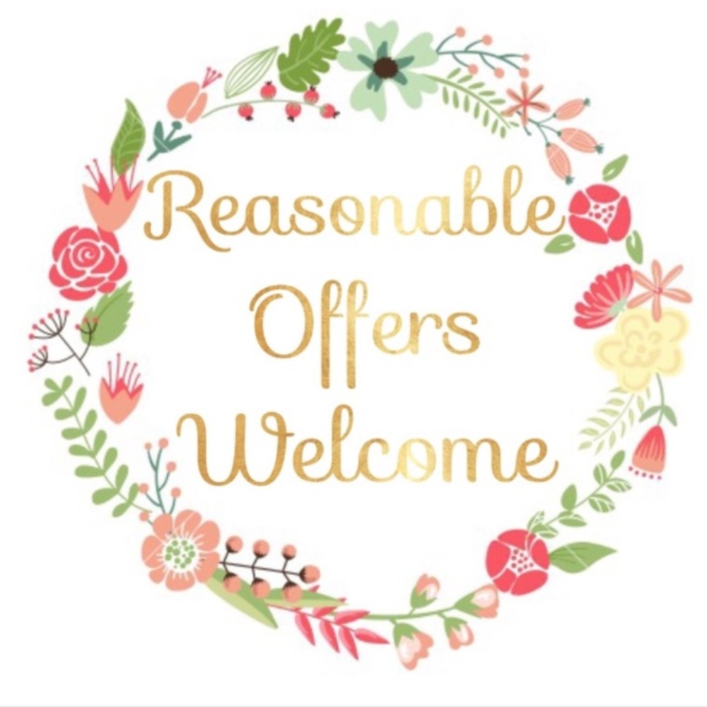Reasonable offers are welcome!