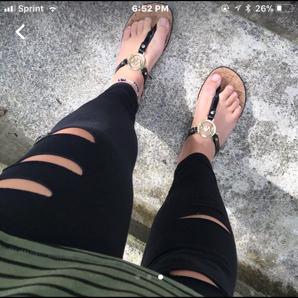 Slashed Leggings