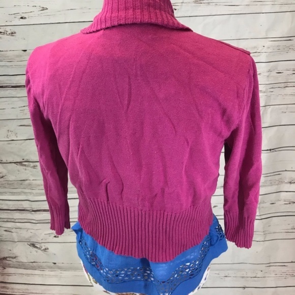 Nine West Large dark pink shrug - Picture 3 of 5
