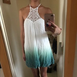 Tobi Teal Ombré Dress