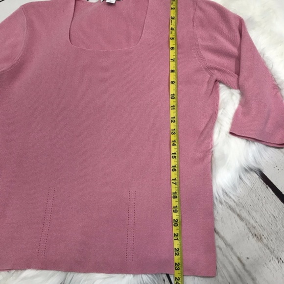 Dress Barn Pink XL Blouse - Picture 4 of 7