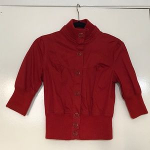 Red/Orange Moto Jacket