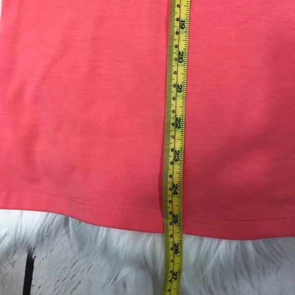 Laura Ashley petite XL Coral top w bead design - Picture 4 of 5