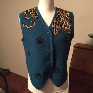 🔴 Vintage Jacksonville Jaguars Vest NWT Petite