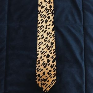 Cheetah Print Tie