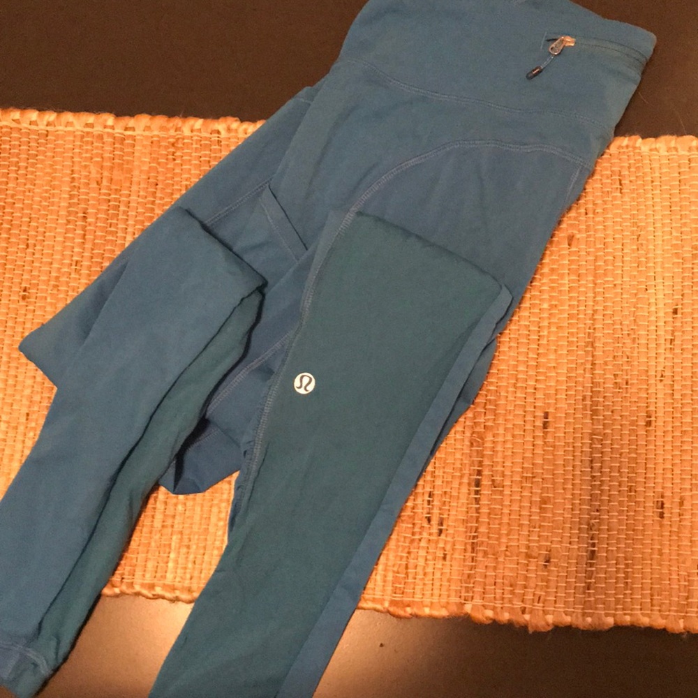 Lululemon full length blue leggings