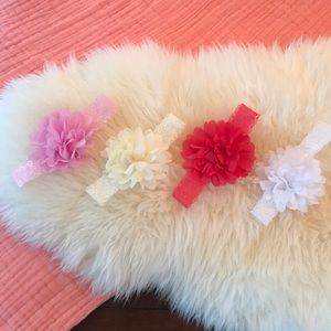 Baby Flower & Lace Headbands