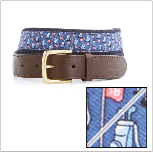 vineyard vines golf belt