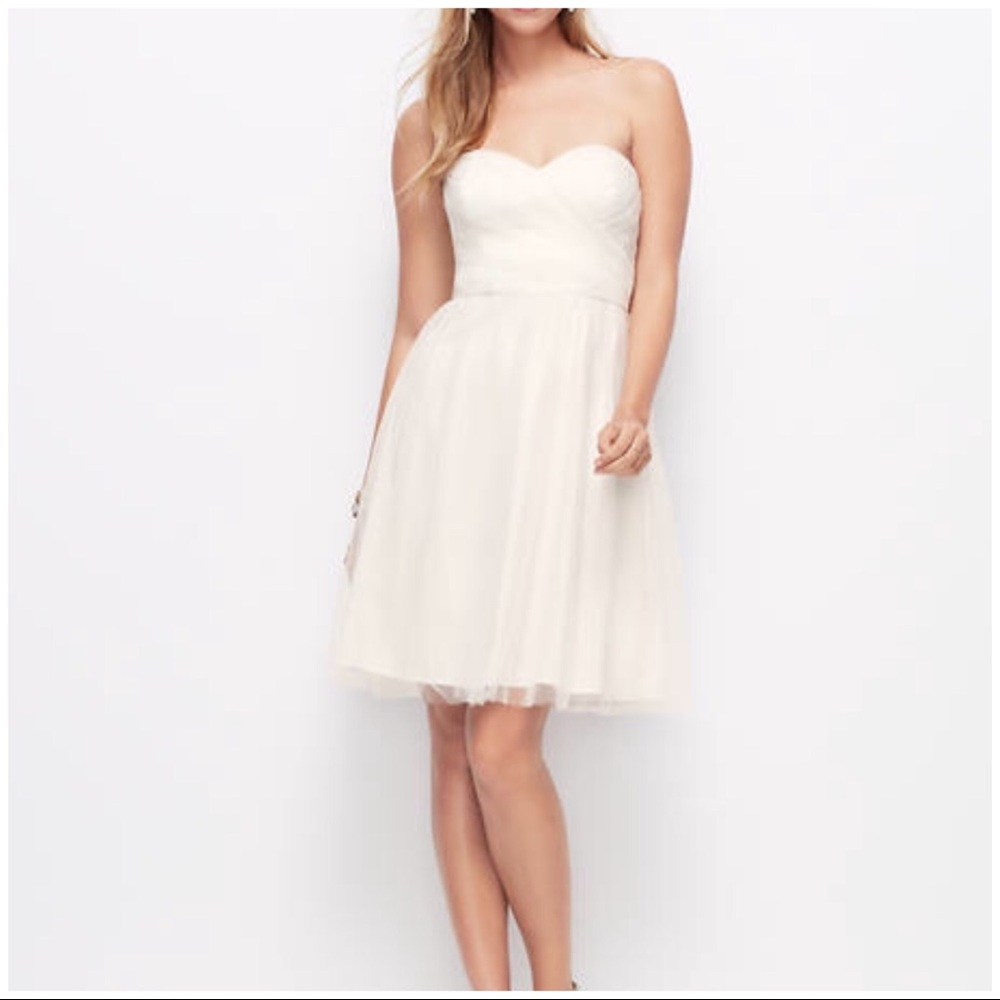 New Ann Taylor Tulle Strapless Dress