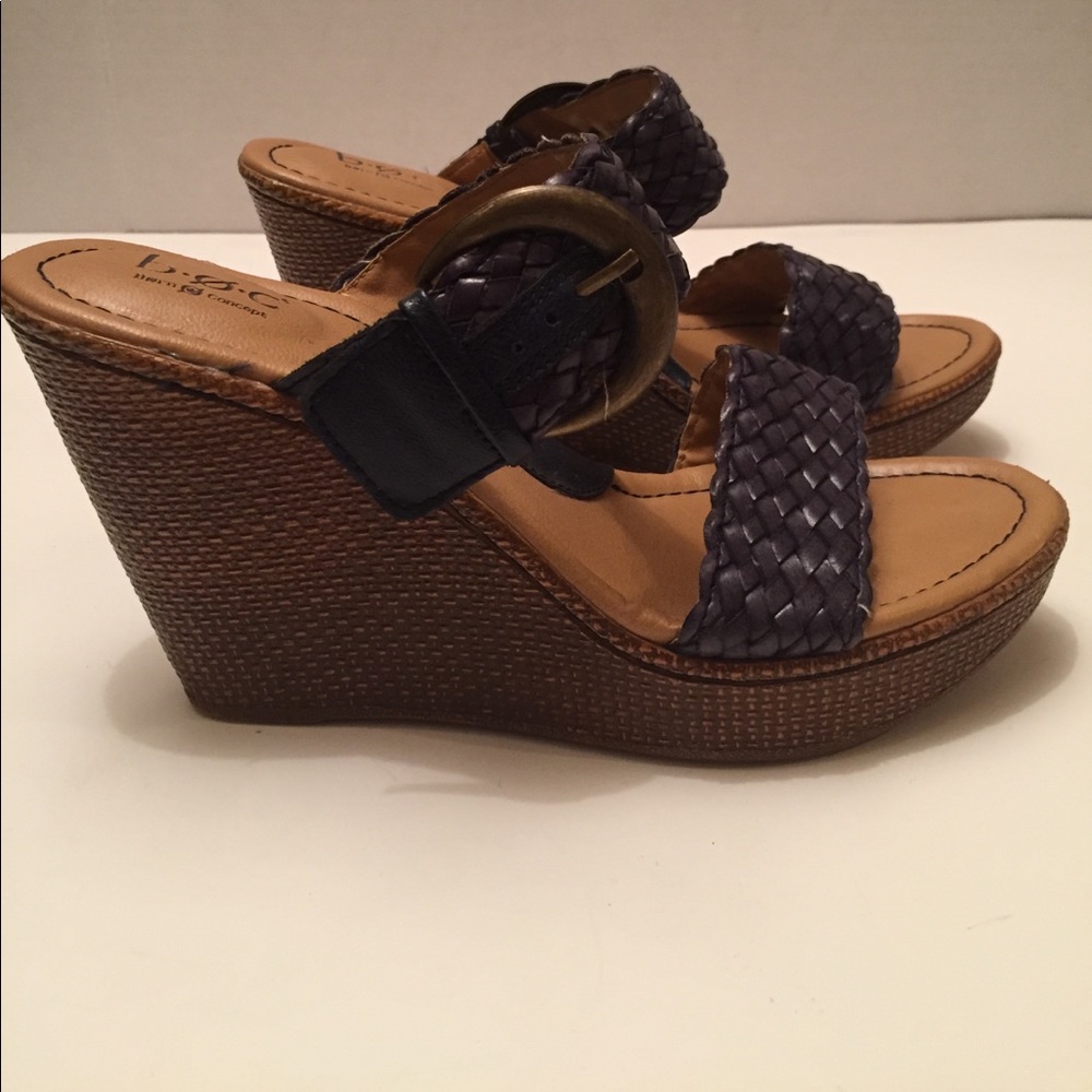 B.O.C.  By Born Wedge Sandals