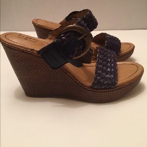 B.O.C.  By Born Wedge Sandals