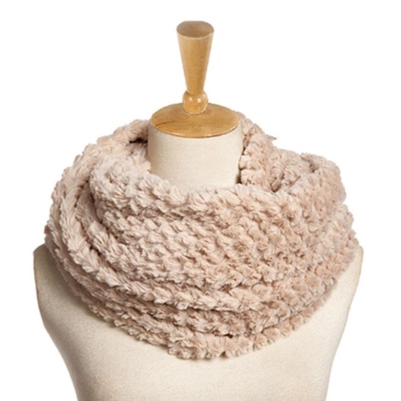 Accessories - Tan Minky Infinity Scarf
