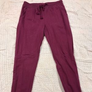 Burgundy Sweatpants