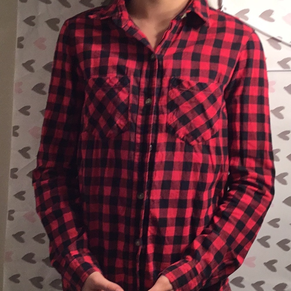 Girls Plaid Shirt