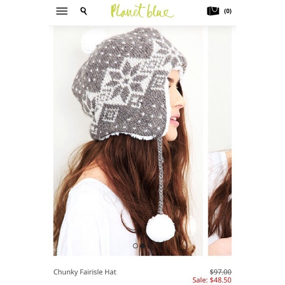 Splendid Knit Shearling Hat main image 4
