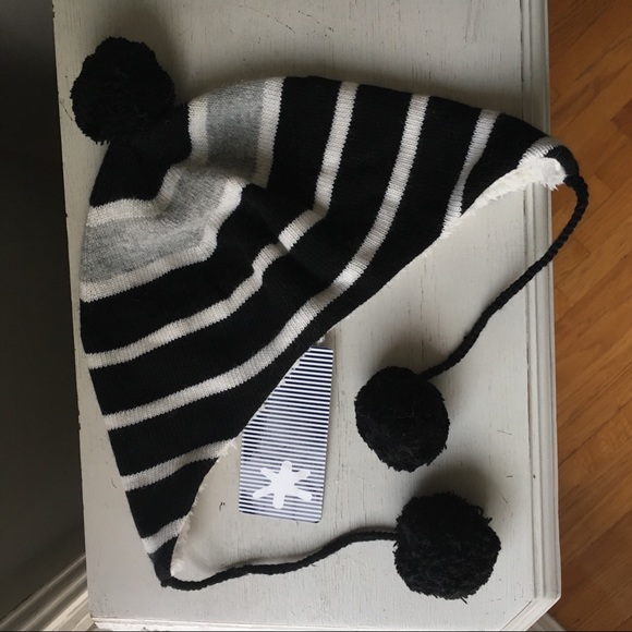 Splendid Knit Shearling Hat