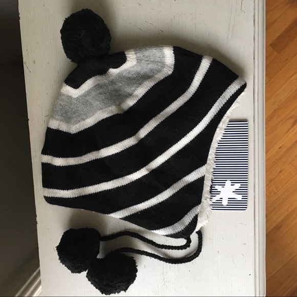 Splendid Knit Shearling Hat