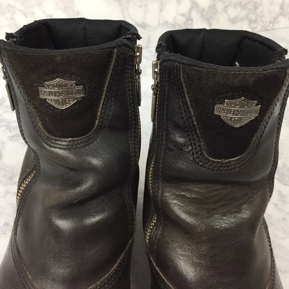 **SOLD** HARLEY DAVIDSON Leather Riding Boots - Picture 5 of 7