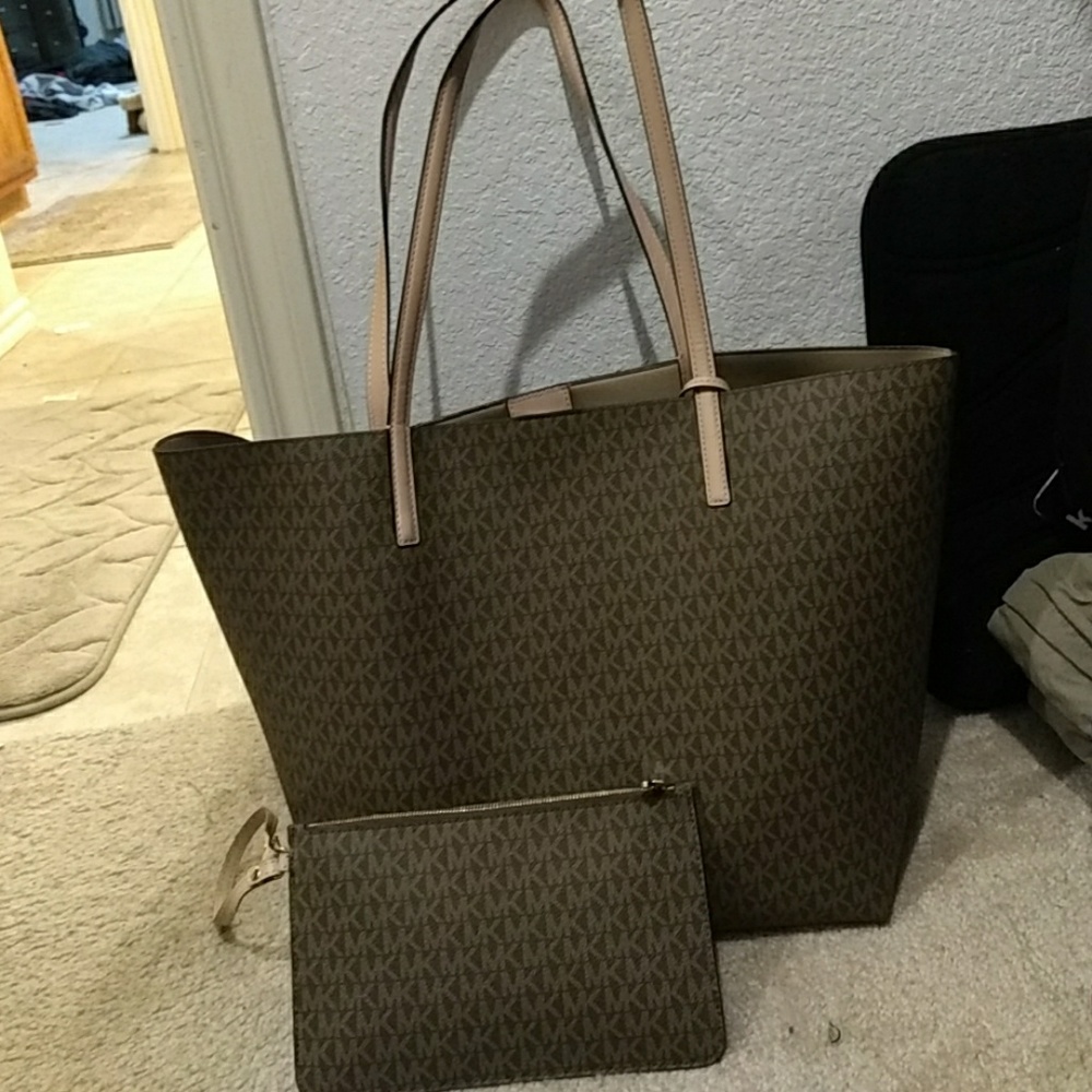 Large!  MK tote with large wristlet...