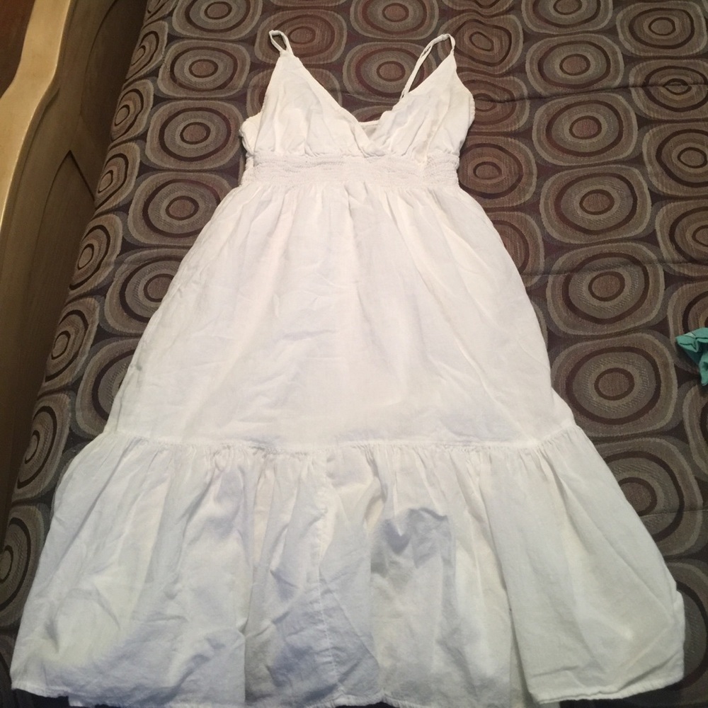 Old Navy White Maxi Sundress