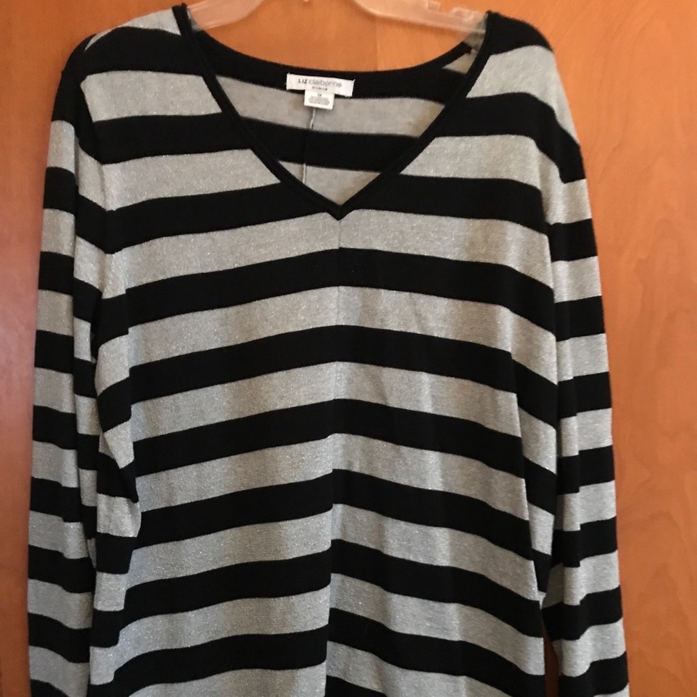 Women’s Striped Long Sleeve Dress Top