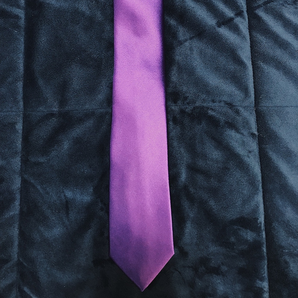 Purple Silk Tie