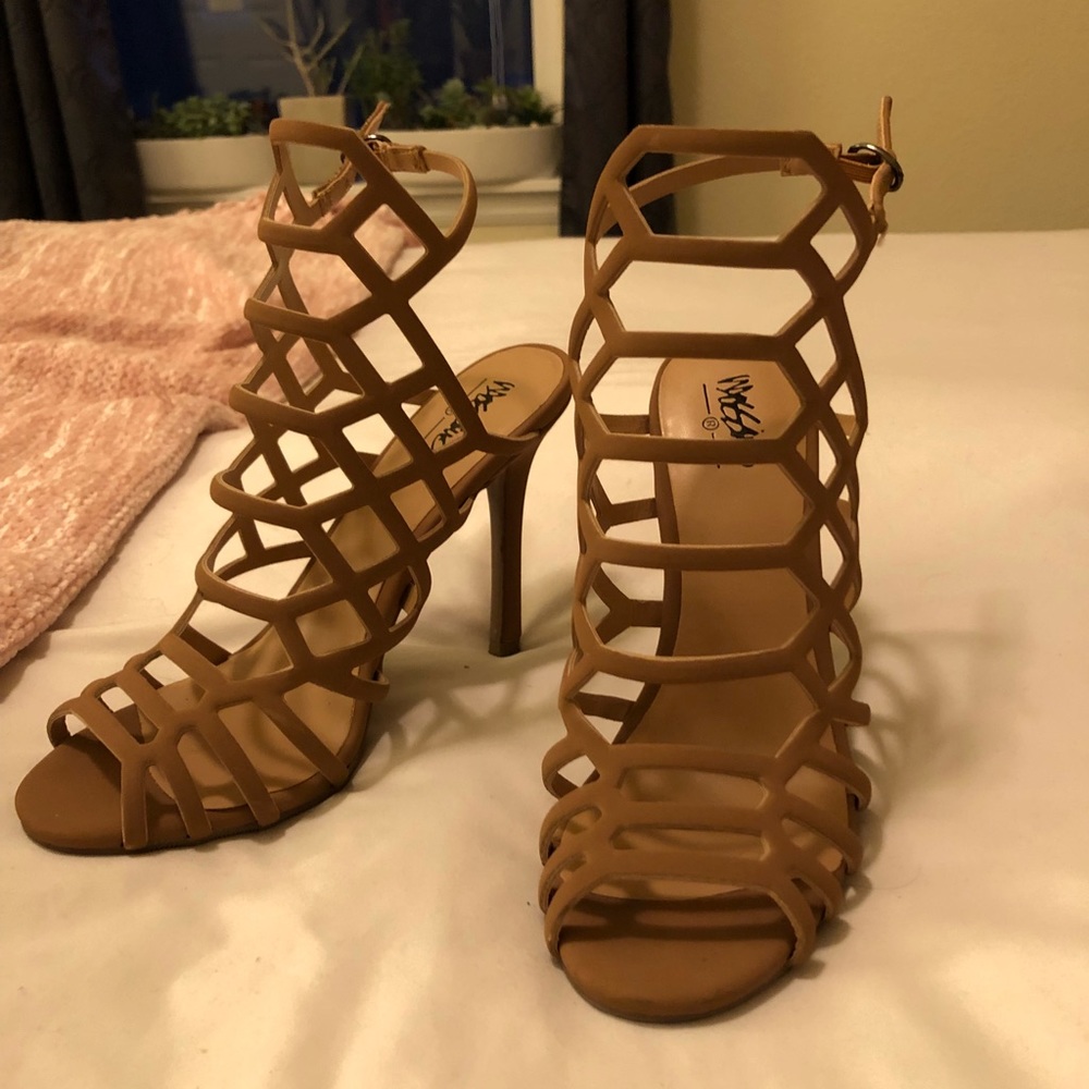Strappy heels