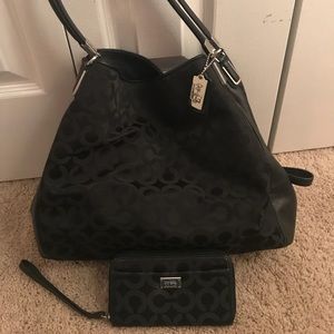 Coach purse and wallet