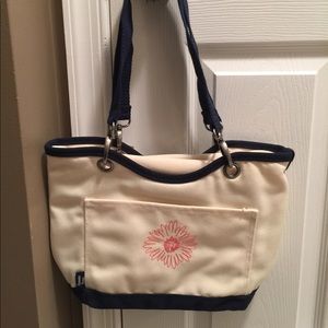 Thirty-One mini canvas crew thermal tote